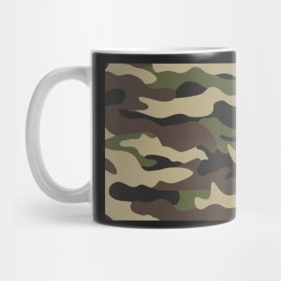 CAMO CAMOUFLAGE - GREEN, BROWN Mug